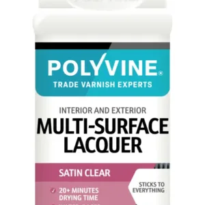 Multi-Surface Lacquer Satin Polyvine saten lak