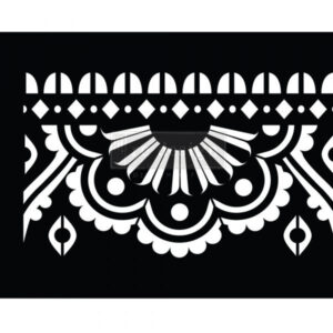 Samolepilna šablona Stick&Style Mendhi Border