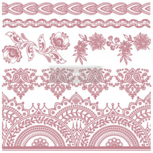 Štampiljka Redesign Bohemian Florals