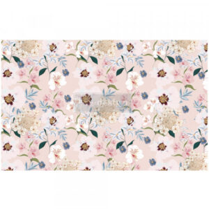 Tekstilni papir za dekupaž Blush Floral