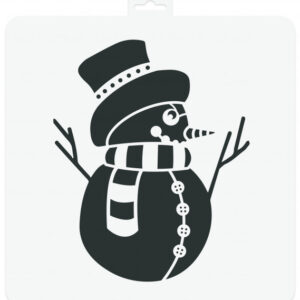 Šablona snežak Aladine