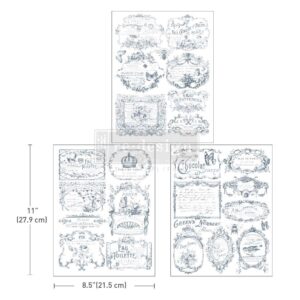 Transfer Redesign Vintage Labels I 3/1