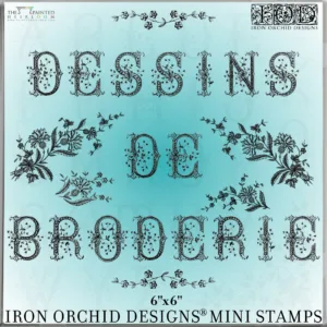 Štampiljka IOD Dessins de Broderie Labels 4/1