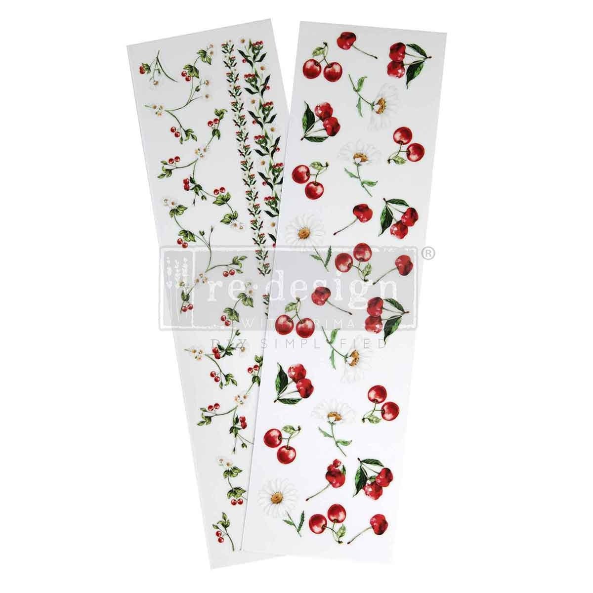 Luxe Transfer Daisy Cherry Delight